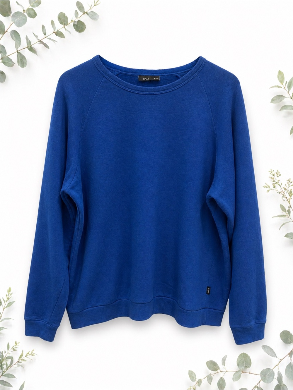 Onia Women's Crewneck Sweatshirt in Royal Blue XL 🫐